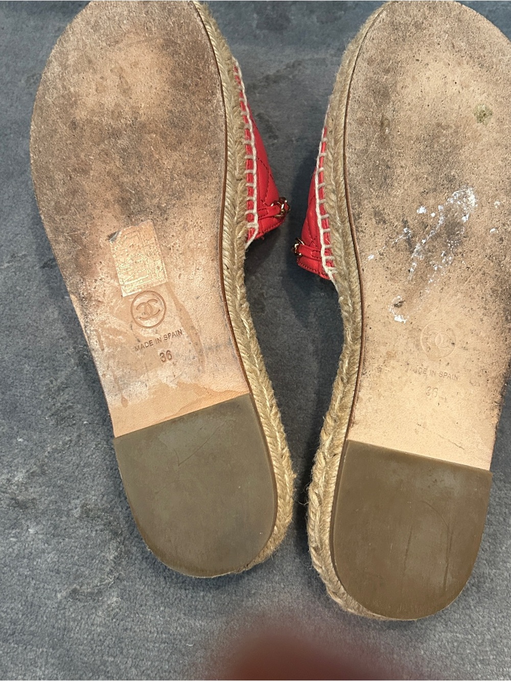 Chanel Espadrille Slides View 4
